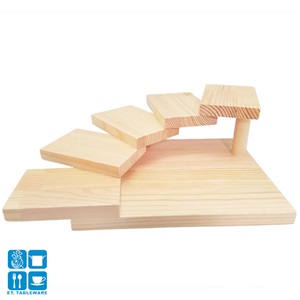 木製壽司檯-5步階｜37 × 28 × 10.5 ㎝｜單組