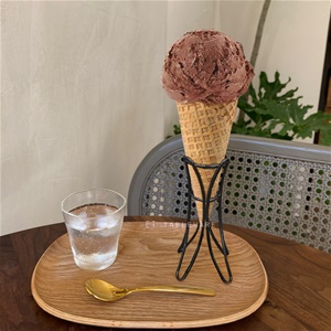 架 ☆ 冰淇淋架｜黑色｜3.7 × 13 ㎝｜單個