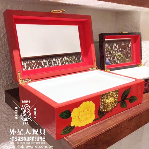 意境餐具-手繪漆器餐錦盒