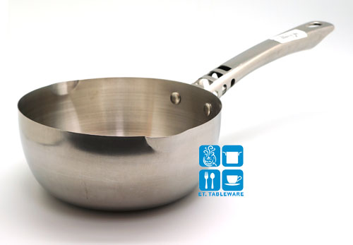 雪平鍋-不鏽鋼製不鏽鋼隔熱柄