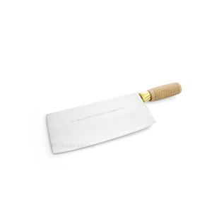 刀 ☆ 陳枝記 BONE CHOPPER 木柄不銹鋼骨刀｜ 23.5 × 10.5 ㎝．22.5 × 10 ㎝｜單個