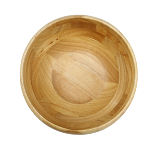 沙拉碗-橡膠木缽Φ20.3 x10 cm