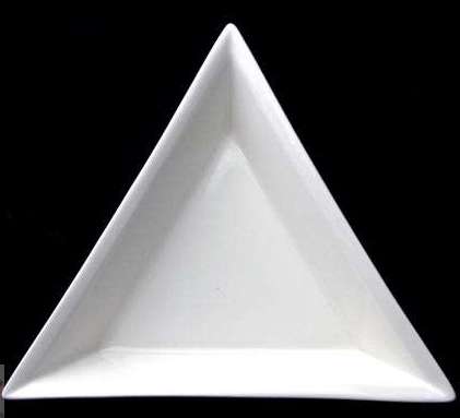 三角形深盤